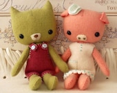 Pocket Pals - Piggy and Kitty PDF Pattern