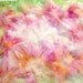 Garden in April - fashion hand painted silk shawl or headband