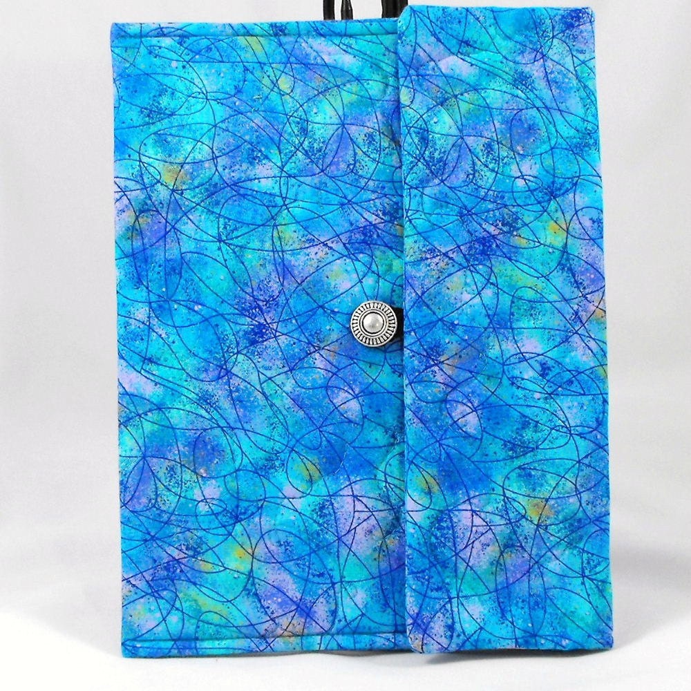 Nook HD Plus, Kindle Fire HD 8.9, iPad Case Cover - Splashes of Blue