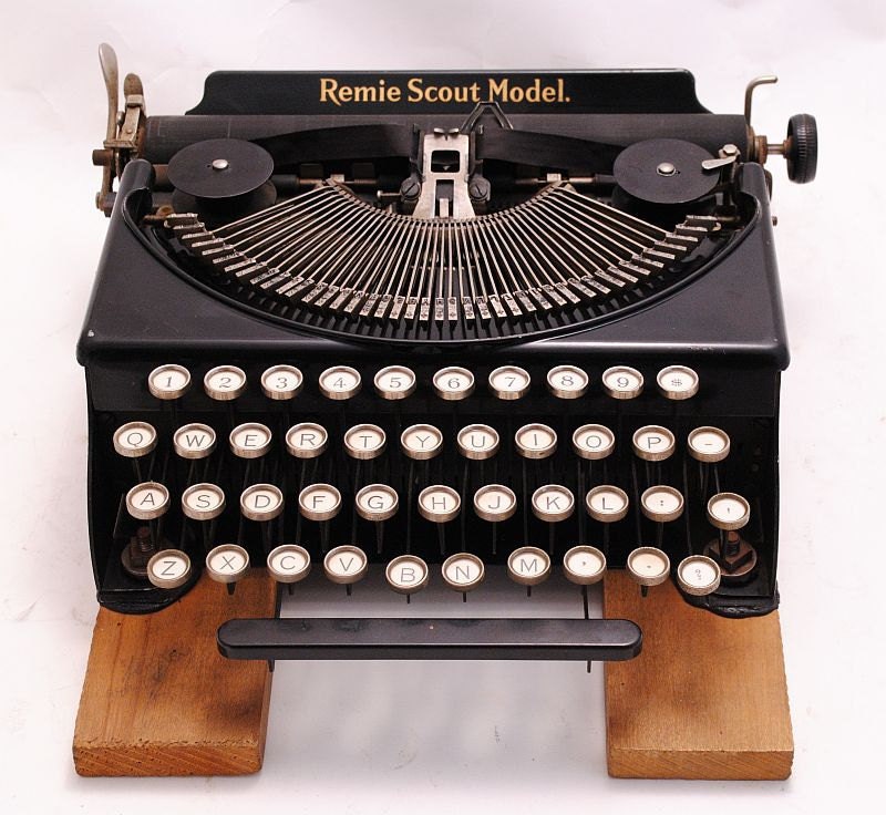 Typewriter Remington Remie Scout Model 1930s Childrens machine