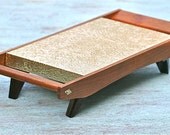 Vintage Tricolator Electric Warming  Buffet Tray Mid Century