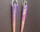 Sterling silver and polymer clay earings. FREE SHIPPING WORLDWIDE