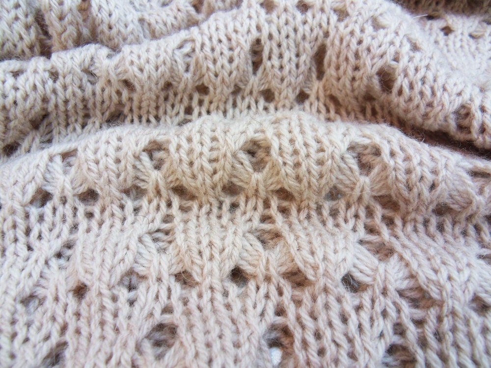 Soft Knitted Nougat Spring Infinity Loop Scarf - Rose Smoke