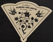 Kitschy-Coooool Fan Shaped Wedding Program from Hello & Co.