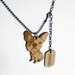French Bulldog Necklace (w/custom engraving)