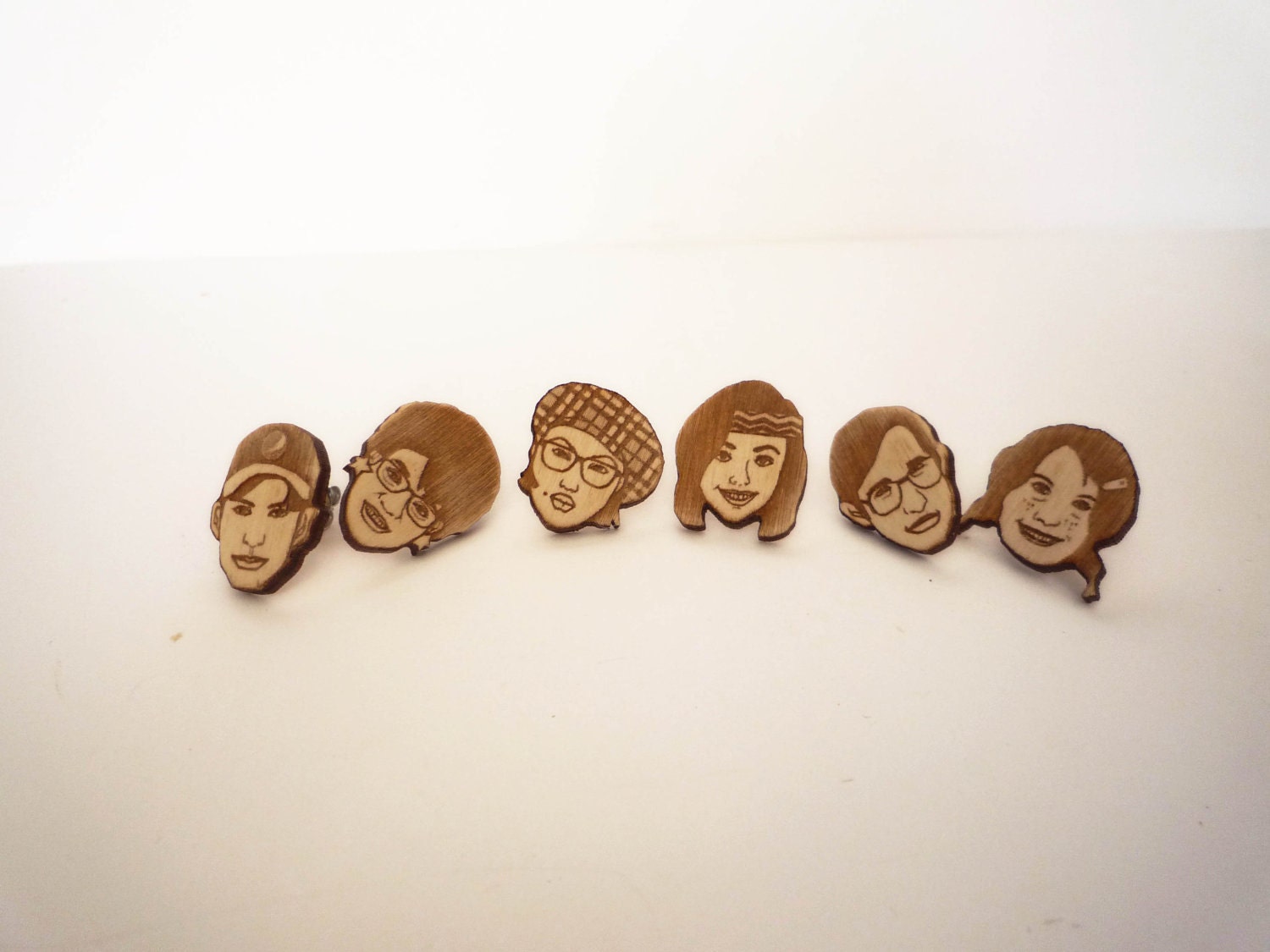 Face Earrings (Yearbook Earrings)