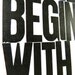 Black and White Typography Letterpress Poster, So Many of My Smiles Begin with You 11x17 Print