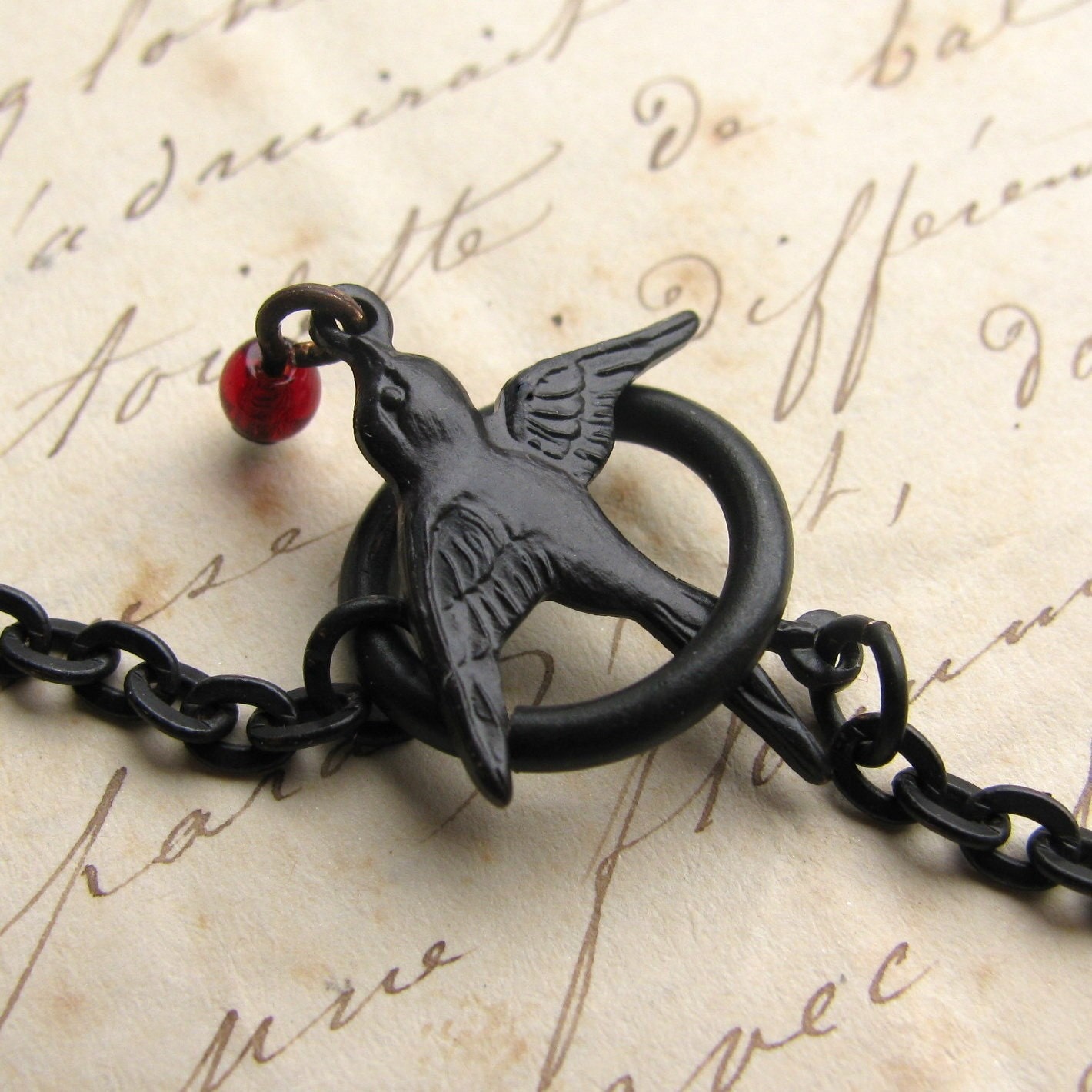Swallow toggle clasp kit, antiqued black brass painta, 17mm wing span, 13mm ring  (2 toggle sets) DIY necklace upgrade, lead nickel free