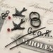 Swallow toggle clasp kit, antiqued black brass painta, 17mm wing span, 13mm ring  (2 toggle sets) DIY necklace upgrade, lead nickel free