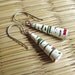 First anniversary ideas - Spring earrings - Boho jewelry - Beaded jewelry - Boho, Spring, small, bead - Cream, olive green, beige