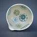 Ceramic Mixing Bowl Retro Aqua Design