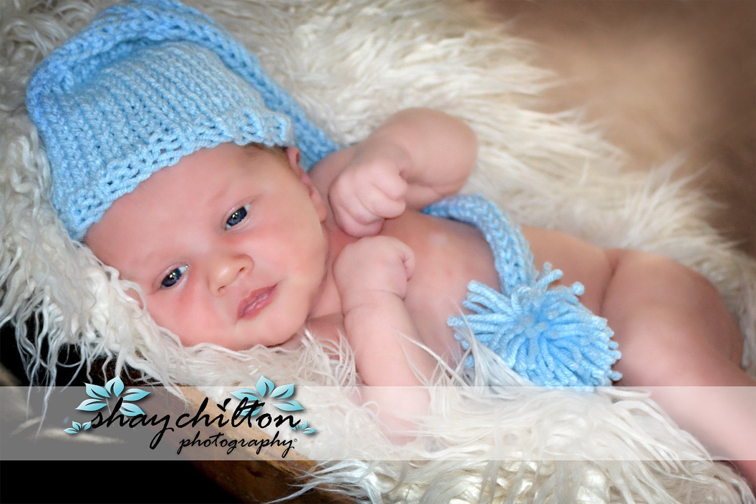 Newborn Elf Hat, Baby Boy Hat, Photography Prop, Baby Hat, Baby Elf Hat 0-3 Months
