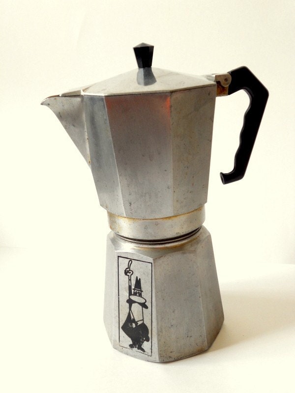 Vintage 1950s Bialetti Moka - Express  Italian Expesso Coffee Pot