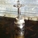 Set of 3 vintage bottles with crosses
