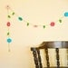Crochet Flower Garland - French Country Decor