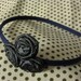 Pewter Fabric Flower Headband