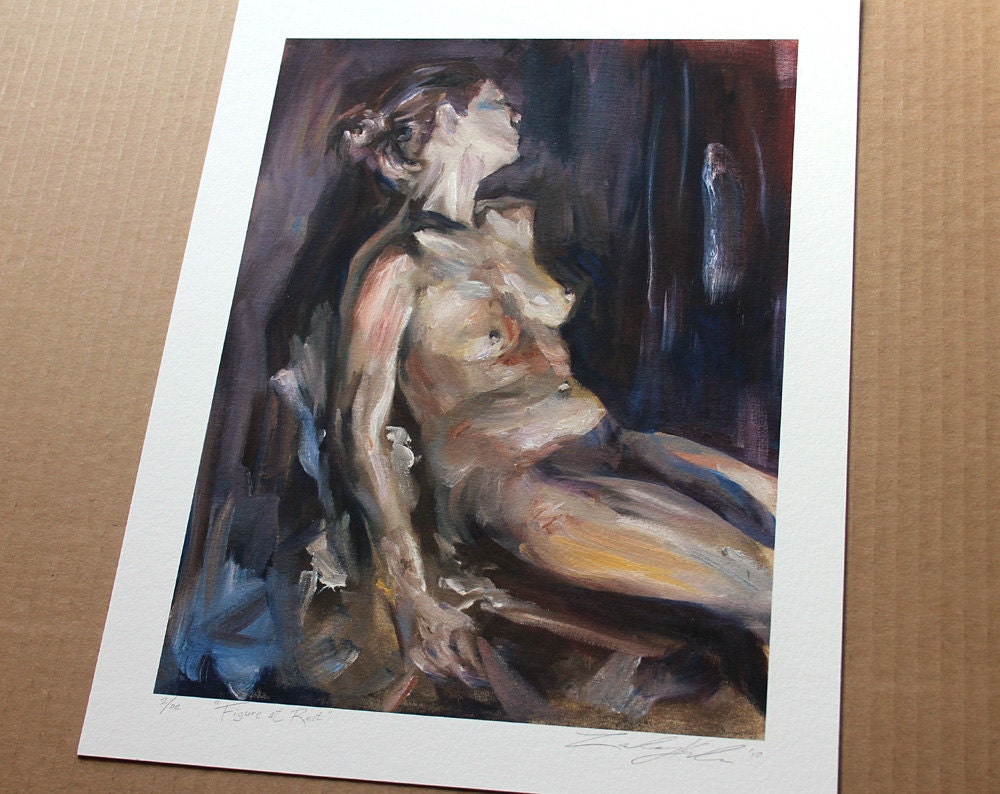 Figure at Rest - 11x14 PRINT