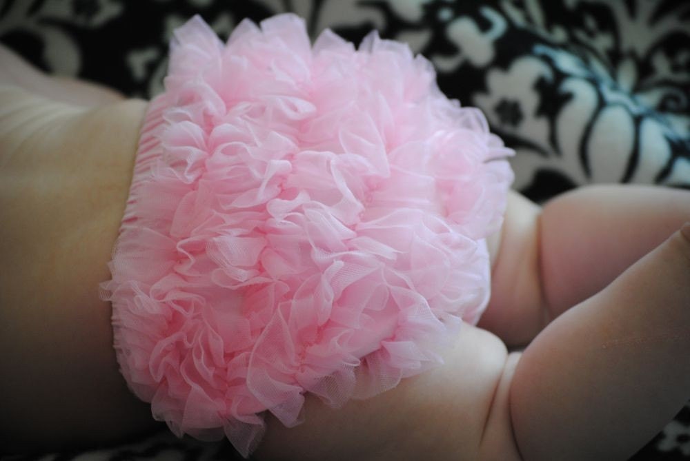 Ruffle Baby Bloomers - Chiffon Ruffle Bum - Great Photo Prop -