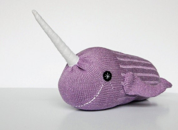Lavender Sock Narwhal