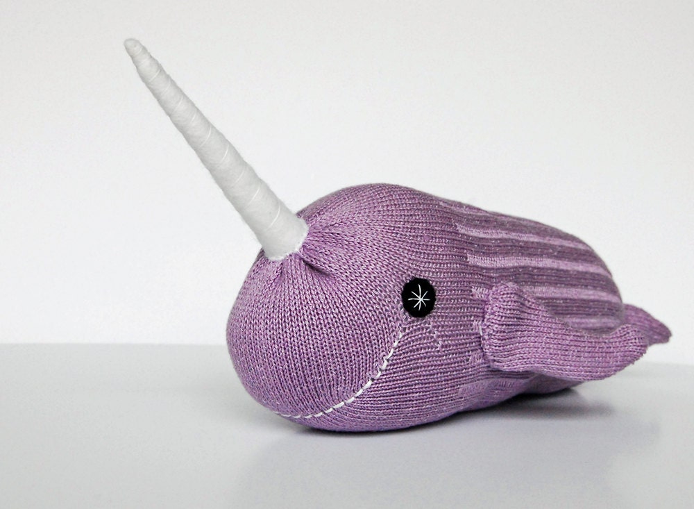 Lavender Sock Narwhal