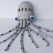 Sock Animal Toy - Spotted Gray Socktopus