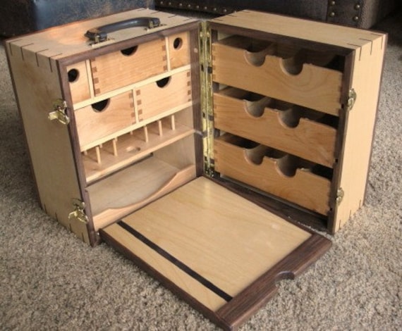 HANDCRAFTED PORTABLE FLY TYING DESK STATION by ...