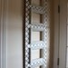 Custom Multi Opening 5x7 Picture Frame Wood Distressed Squares and etched Trims