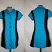 Black and Blue Bowling Mini Dress- with pockets