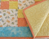 Baby Quilt Handmade Baby Quilt Blanket Noahs Ark - SticksNStonesGifts