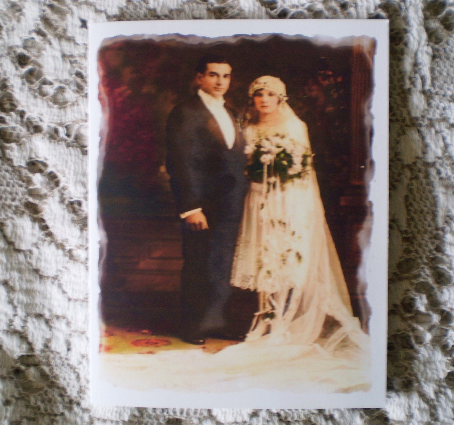 Wedding or Anniversary (Customized) Notecard - Lasting Love - 1 Card