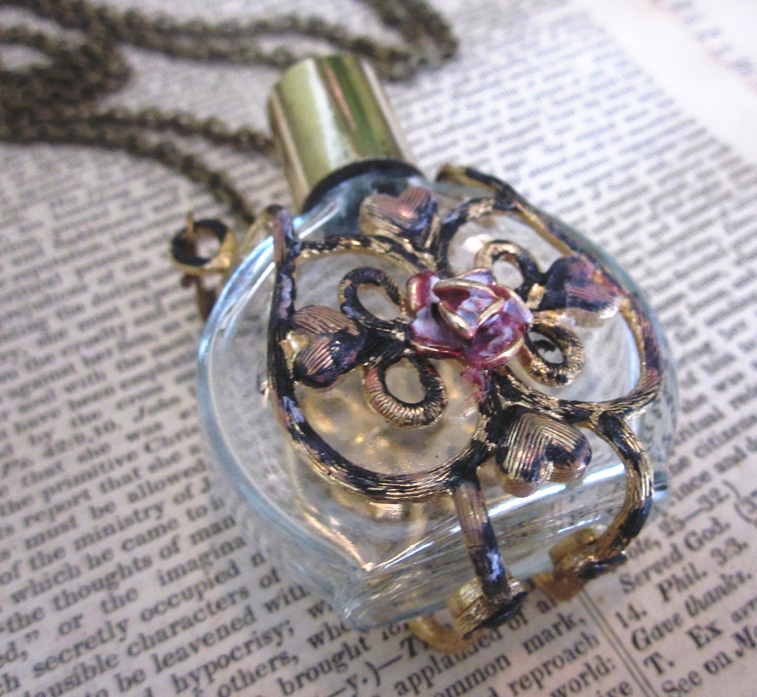 Romeo And Juliet Poison Love Bottle Necklace