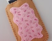 IPhone / Droid / Blackberry Phone Case- Strawberry Toaster Pastry