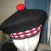 VINTAGE Scottish Beret / Wool Tam W POM POM