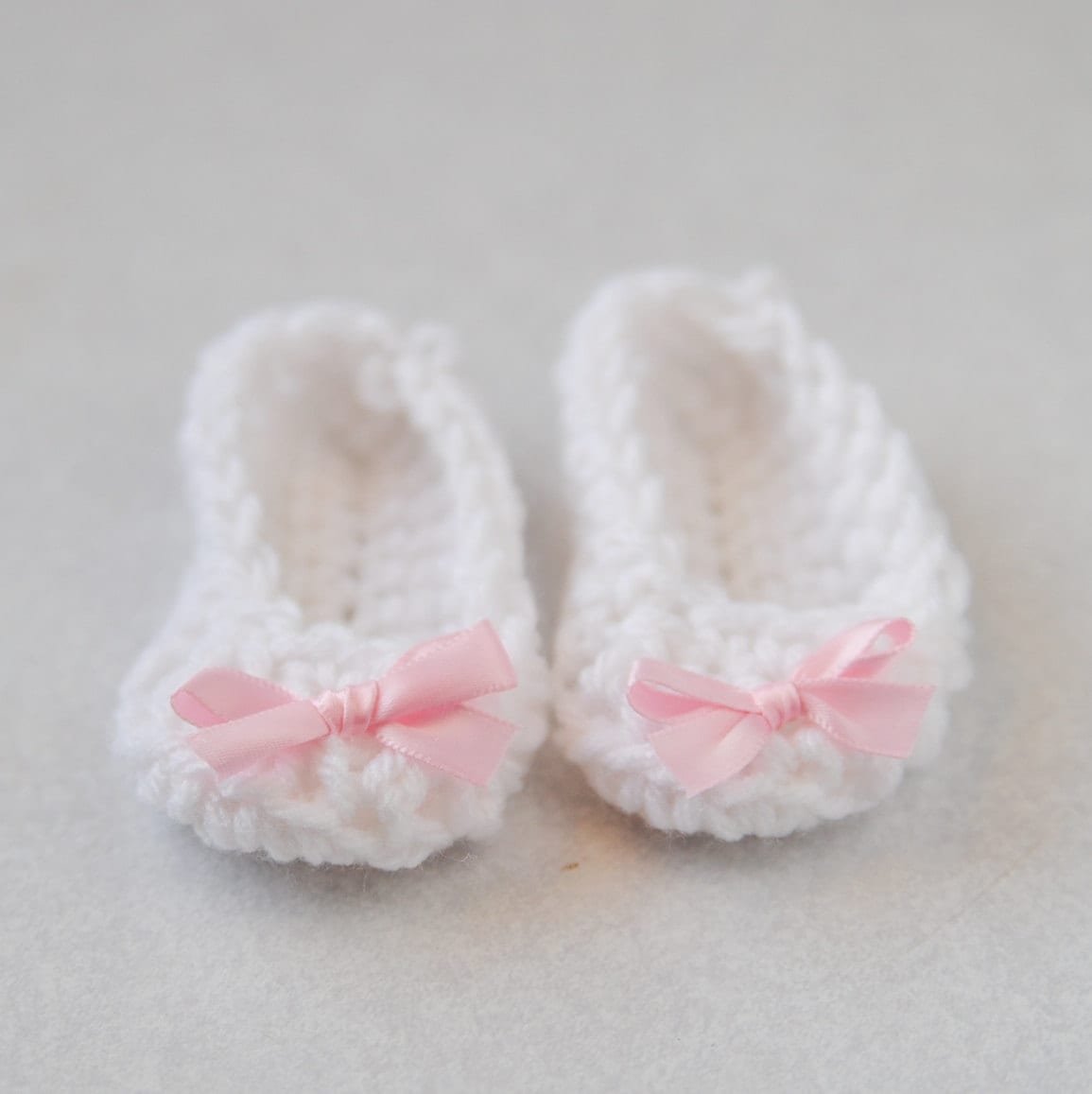 Newborn newborn  Girl flats by White slippers Ballet Pink Kimberose for Baby Booties