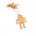 wild thing MR ROBOTO golden pendant