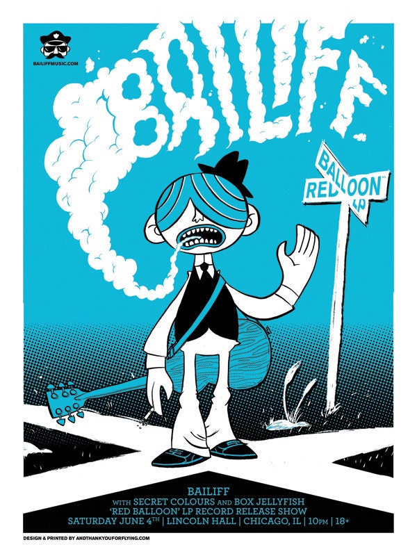 Bailiff - 18x24 Gig Poster