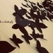 Float Like A Butterfly 3D Wall Decor / Art Installation / Guest Book Alternative Paper Butterfly Pack 100