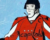 Alexander the Great Ovechkin: miniature print (ACEO) from original drawing