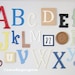 Alphabet Set -Wooden Letters -Alphabet Wall-ABC Wall- Unfinished 12" to 6" letters various thicknesses
