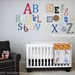 Alphabet Set -Wooden Letters- Alphabet Wall -ABC Wall-Unfinished 16" to 8" letters various thicknesses