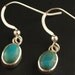 Sterling Silver and Turqouise Drop Earrings