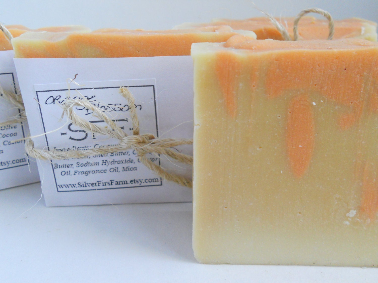 Clearance 5 bars Orange Blossom Cold Process Soap