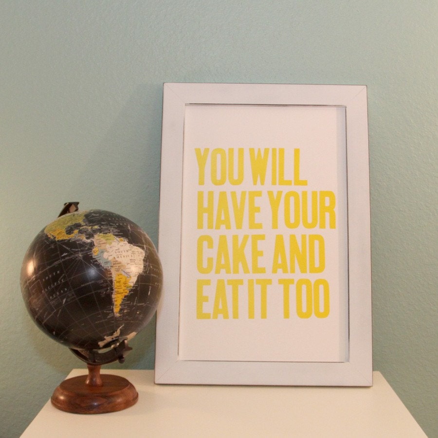 Have Your Cake Poster - Lemon Meringue