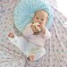 Smocked Round Pillow Tutorial PDF pattern - Instructions -DIY ebook - how to - Vintage style decorative pillow