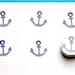 Anchor - Special Summer hand carved rubber stamps