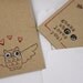 Valentine's Day Cards - Little Surprise Owl Love Notes (4) with envelopes, Love Cards, Love Notes, Love Note Cards