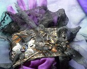 Cuff Wristlet, Vampire Cuff, Gothic Black Cuff, Lace Cuff Bracelet by gothb4play