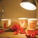 alphabet initial paper cups for party