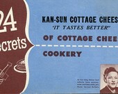 Sale - 24 Secrets of Cottage Cheese Cookery - Kan-Sun Cottage Cheese Recipes