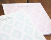 Ikat Notepad Personalized - Customize for Wedding Gifts